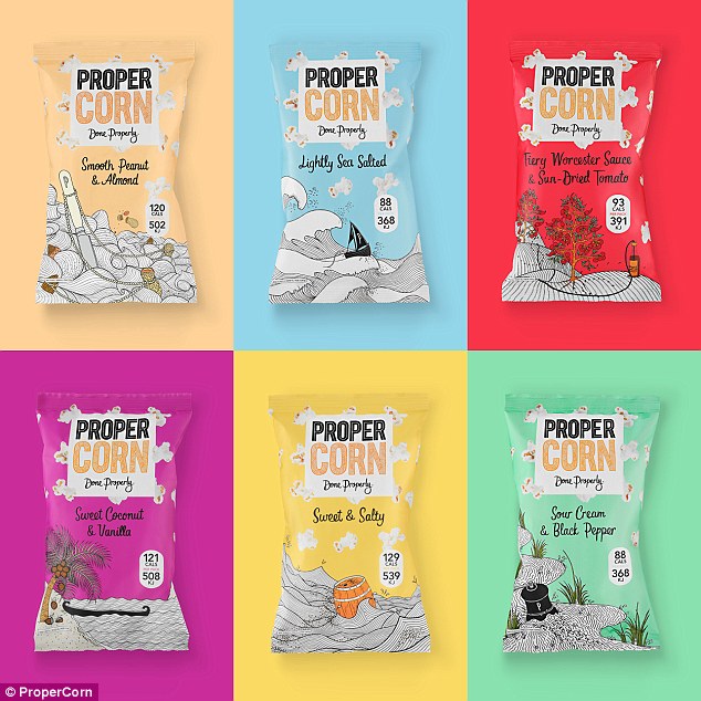 Các hương vị của Propercorn