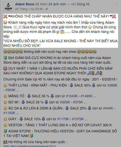 viet noi dung ban hang tren Facebook the nao cho hap dan 1