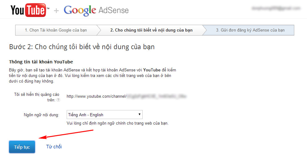 huong dan cach dang ky tro thanh YouTube Partner 9