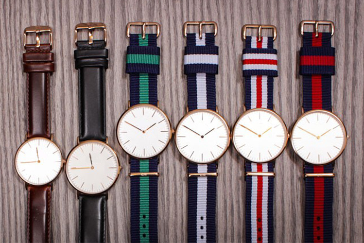 Những chiếc đồng hồ Daniel Wellington "làm mưa làm gió"