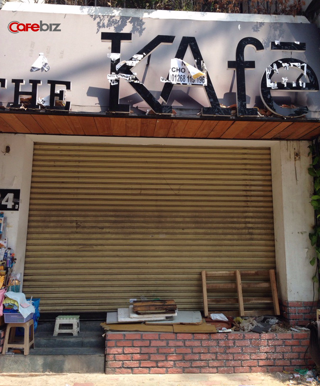 The KAfe tại 34 Lê Lợi đã đóng cửa được khoảng 3-4 tháng. Ảnh: Thế Trần.