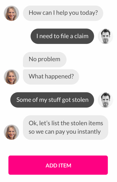 Khách hàng của hãng nhận hỗ trợ từ chatbot. Ảnh: Venture Beat.