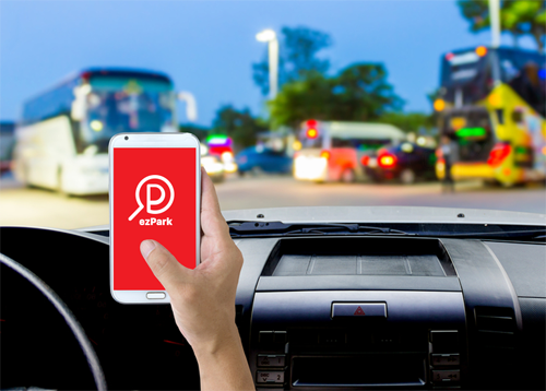 Ứng dụng ezPark có giao diện thân thiện, dễ sử dụng.