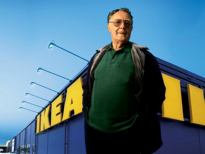 Ingvar Kamprad - nhà sáng lập Ikea. Ảnh: The New York Times. 