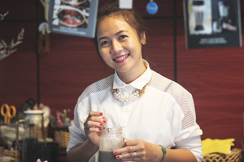 Nguyễn Lương Bảo Trâm, sáng lập thương hiệu sữa hạt M.House. Ảnh: NVCC.