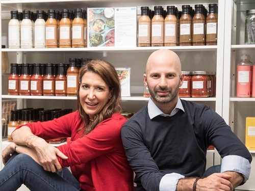 Hai nhà sáng lập công ty Brandless là Tina Sharkey và Ido Leffler đã từng có nhiều dự án khởi nghiệp trước đó. Ảnh: Business Insider.