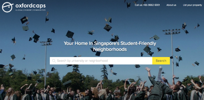 Giao diện của website OxfordCaps. Ảnh: OxfordCaps.