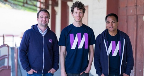 MixMax cofounders, left to right: Brad Vogel, Olof Mathé, and Chanpory Rith