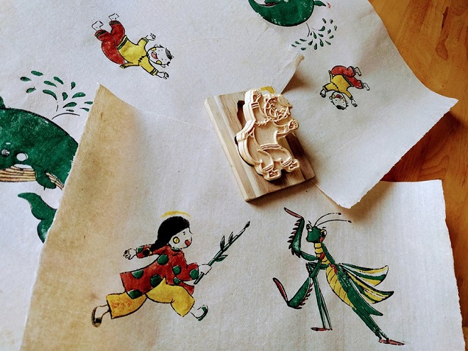 Cô gái đưa tranh Đông Hồ đến với trẻ em - 1