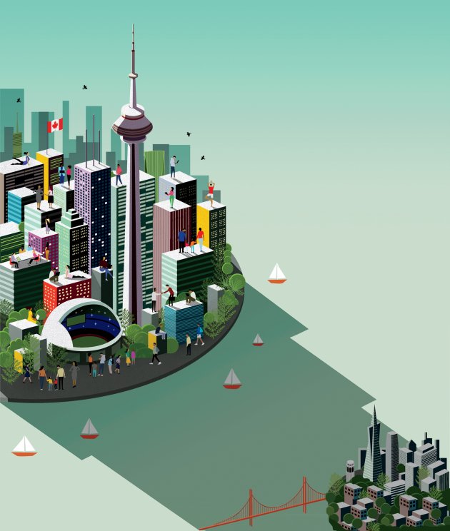 Hệ sinh thái khởi nghiệp Toroton đang ngày càng được các doanh nghiệp startup đánh giá cao. Ảnh: Inc.