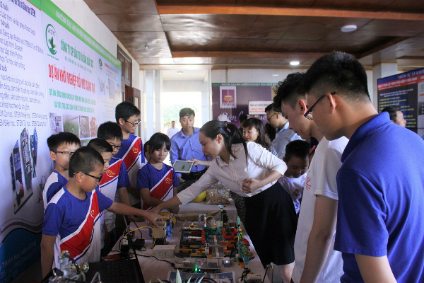 Một trong số dự án khởi nghiệp sáng tạo được giới thiệu tại sự kiện.