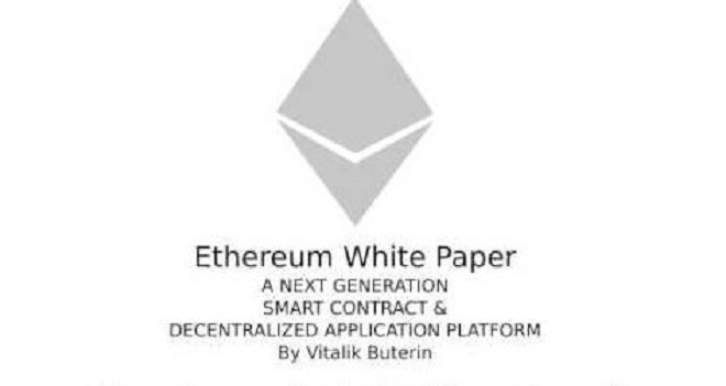 Giao diện sách trắng của Ethereum.