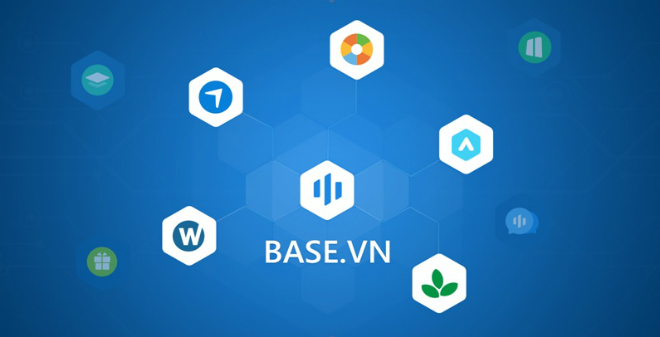 Base.vn có 5 dòng sản phẩm chính là Nhân sự, Công việc, Quản trị, Tài chính, Marketing & Sales
