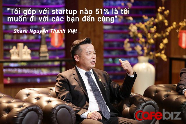 Đây là vị Shark tuyên bố không thích đầu tư nhỏ, đã đầu tư là muốn giành quyền chi phối: Tôi góp 51% là tôi muốn đi với các bạn đến cùng - Ảnh 1.