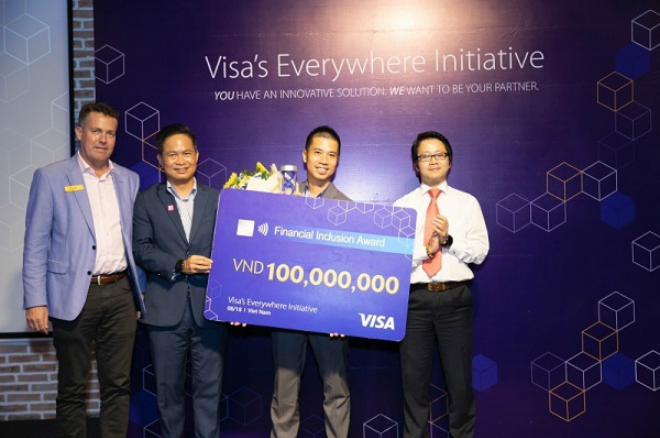 JupViec.vn nhận được giải thưởng phổ cập tài chính toàn diện trong cuộc thi Visas Everywhere Initiative 