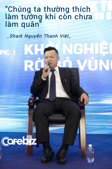 Shark Việt nhắn nhủ startup: Hãy lăn lộn, bầm dập đã! Đừng thấy người ta bán phở thì mình cũng bán phở, thấy người ta đi Rolls Royce mà nghĩ là “ngon! - Ảnh 1. Shark Việt nhắn nhủ startup: Hãy lăn lộn, bầm dập đã! Đừng thấy người ta bán phở thì mình cũng bán phở, thấy người ta đi Rolls Royce mà nghĩ là “ngon! - Ảnh 1.