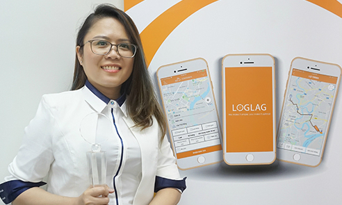 Chị Cao Thị Anh Thư - nữ Giám đốc Loglag Technology.