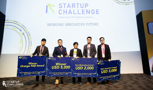 Những startup thắng cuộc trong cuộc thi tại Malaysia tháng 10/2018.