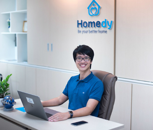 CEO Nguyễn Bá Đức của startup Homedy: Giải thưởng trong cuộc thi Startup Việt là động lực giúp Homedy không ngừng nỗ lực thay đổi để đem lại những giá trị tốt hơn cho cộng đồng và khách hàng.