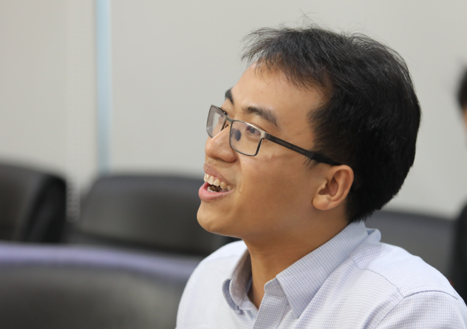 Nhà sáng lập Datamart Bùi Hải Nam tham vọng mở rộng phần mềm Powersell ra các vùng lãnh thổ khác trong vài năm tới. Ảnh: Thành Nguyễn. 