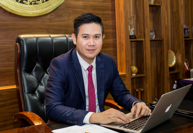 Ông Phạm Văn Tam - Chủ tịch Tập đoàn Asanzo hứa hẹn sẽ mở quỹ đầu tư khởi nghiệp triệu USD tại chung kết Startup Việt 2018.