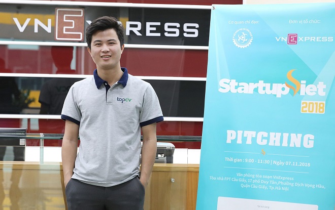 TopCV là một trong 15 startup xuất sắc tham gia vòng thuyết trình của Startup Việt 2018.