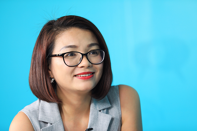 bà Nguyễn Thị Giang - Tổng giám đốc Công ty CP Giáo dục và Đào tạo IMAP Việt Nam.