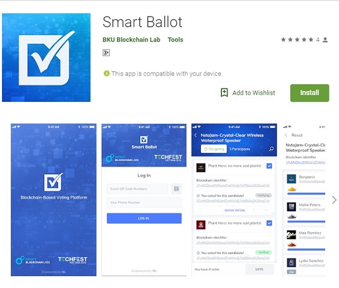 Ứng dụng Smart Ballot tăng tính minh bạch, bảo mật cho quá trình bình chọn. 