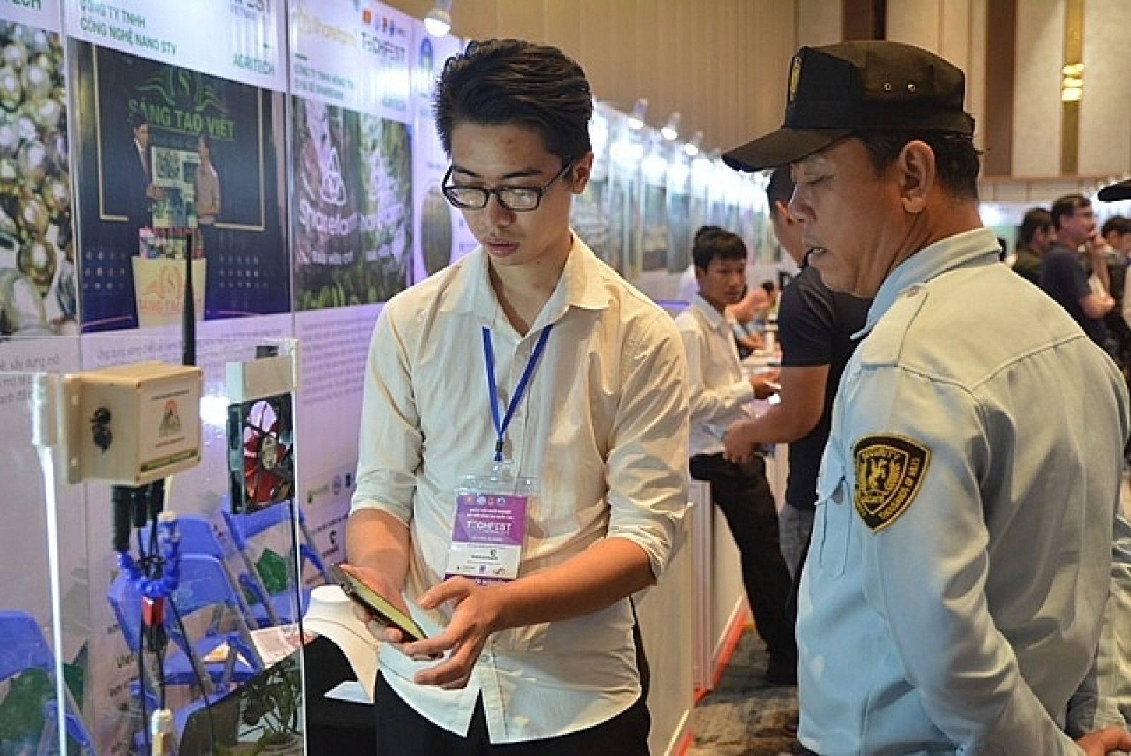 Một ứng dụng công nghệ tự động trong lĩnh vực nông nghiệp được giới thiệu tại hội chợ Techfest Vietnam 2018