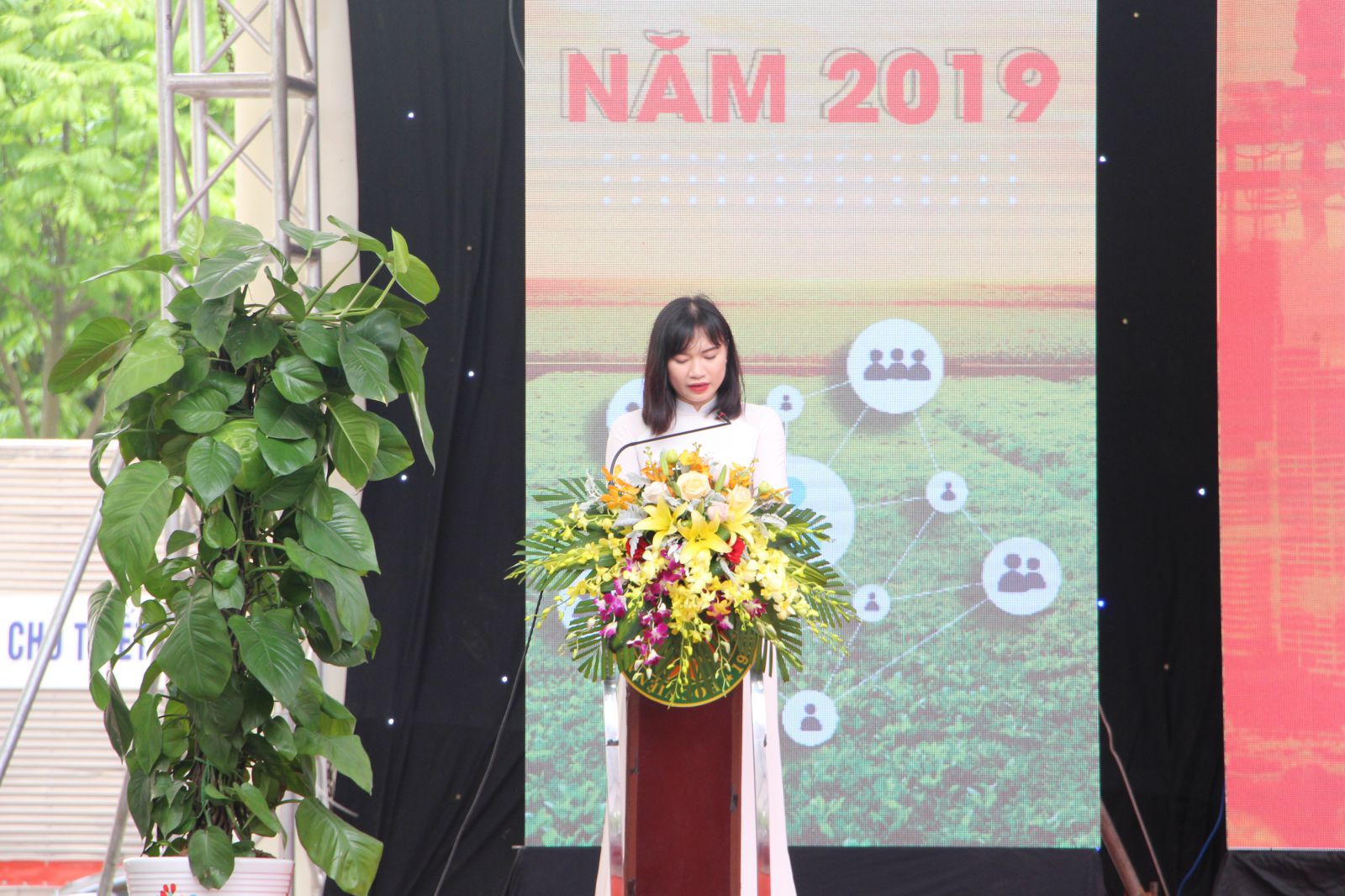Bạn Nguyễn Thị Phương - sinh viên năm cuối chuyên ngành Thú ý 