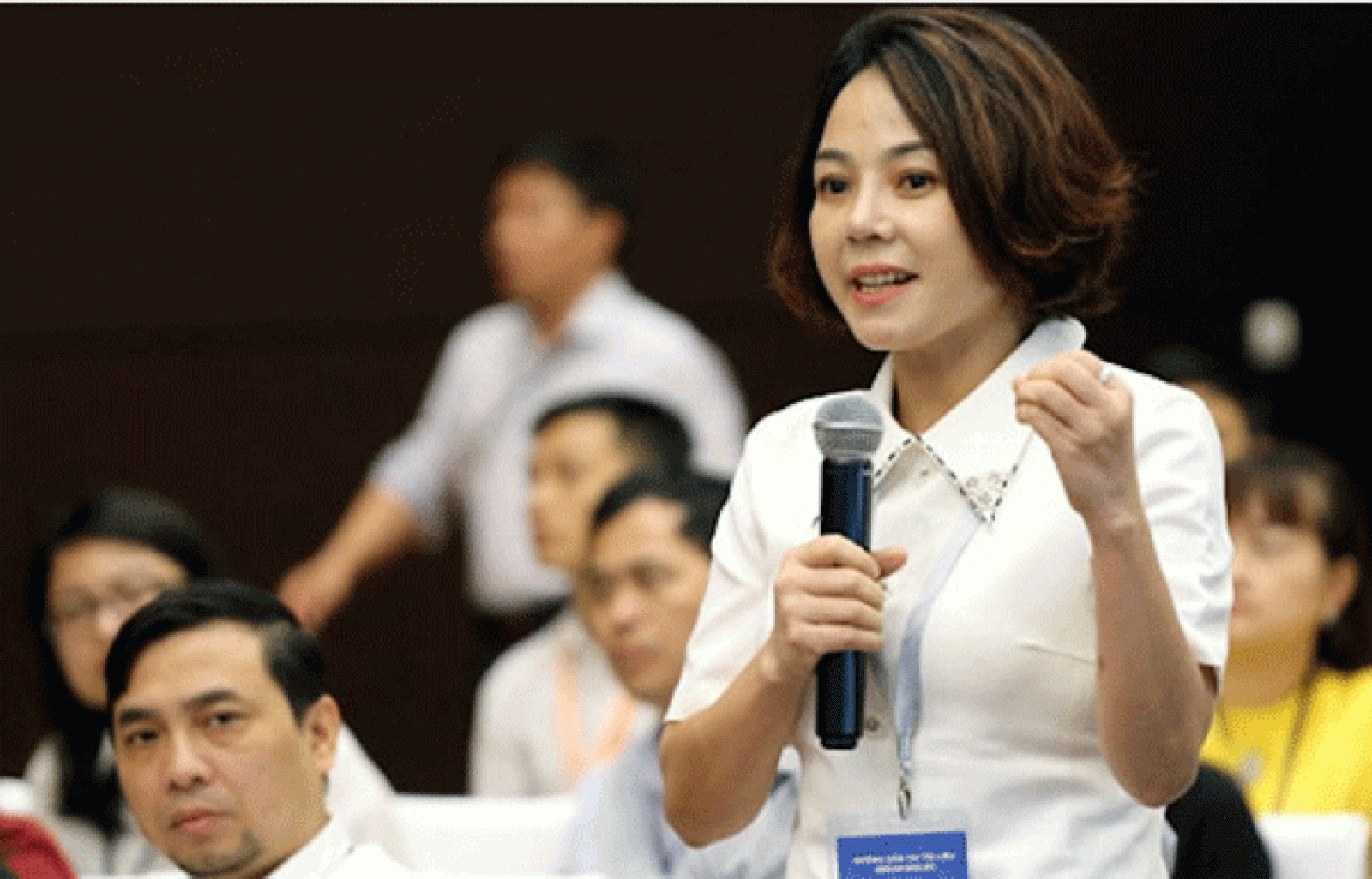 Bà Trịnh Thị Thu Hà, Phó hiệu trưởng trường Cao đẳng Thương mại và du lịch Hà Nội