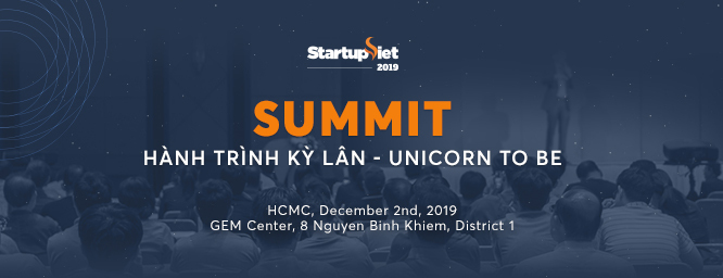 Chung kết Startup Việt 2019 diễn ra ngày 2/12 tại Gem Center, TP HCM.