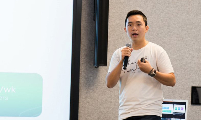 Nghiêm Xuân Huy - nhà sáng lập và Giám đốc điều hành startup Finhay. 