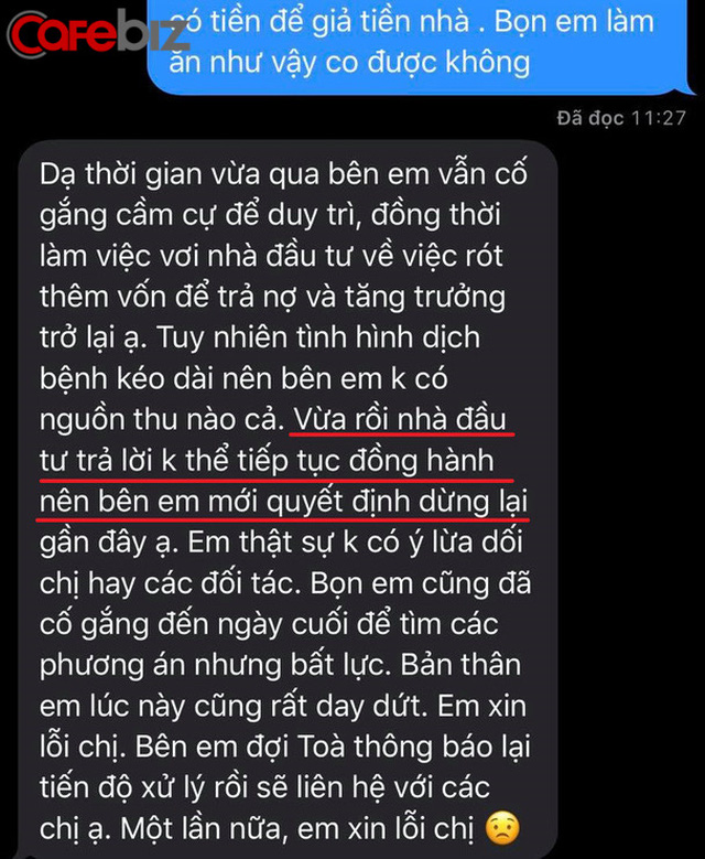 Hé lộ tin nhắn giữa WeFit và đối tác: WeFit nhẽ ra có thể không chết nhưng buộc phải buông súng vì một lý do - Ảnh 2.