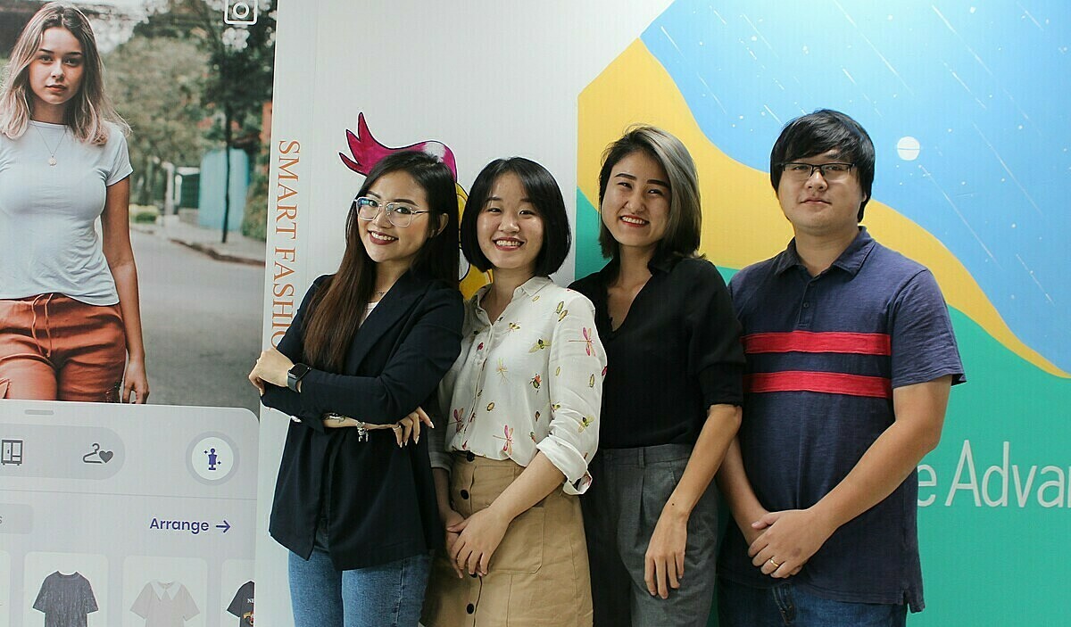 Nhóm sáng lập dự án Smart Fashion.