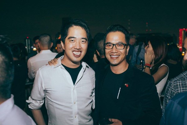 Eddie Thái (trái) và Bình Trần (phải), hai Giám đốc quỹ 500 Startups Việt Nam.