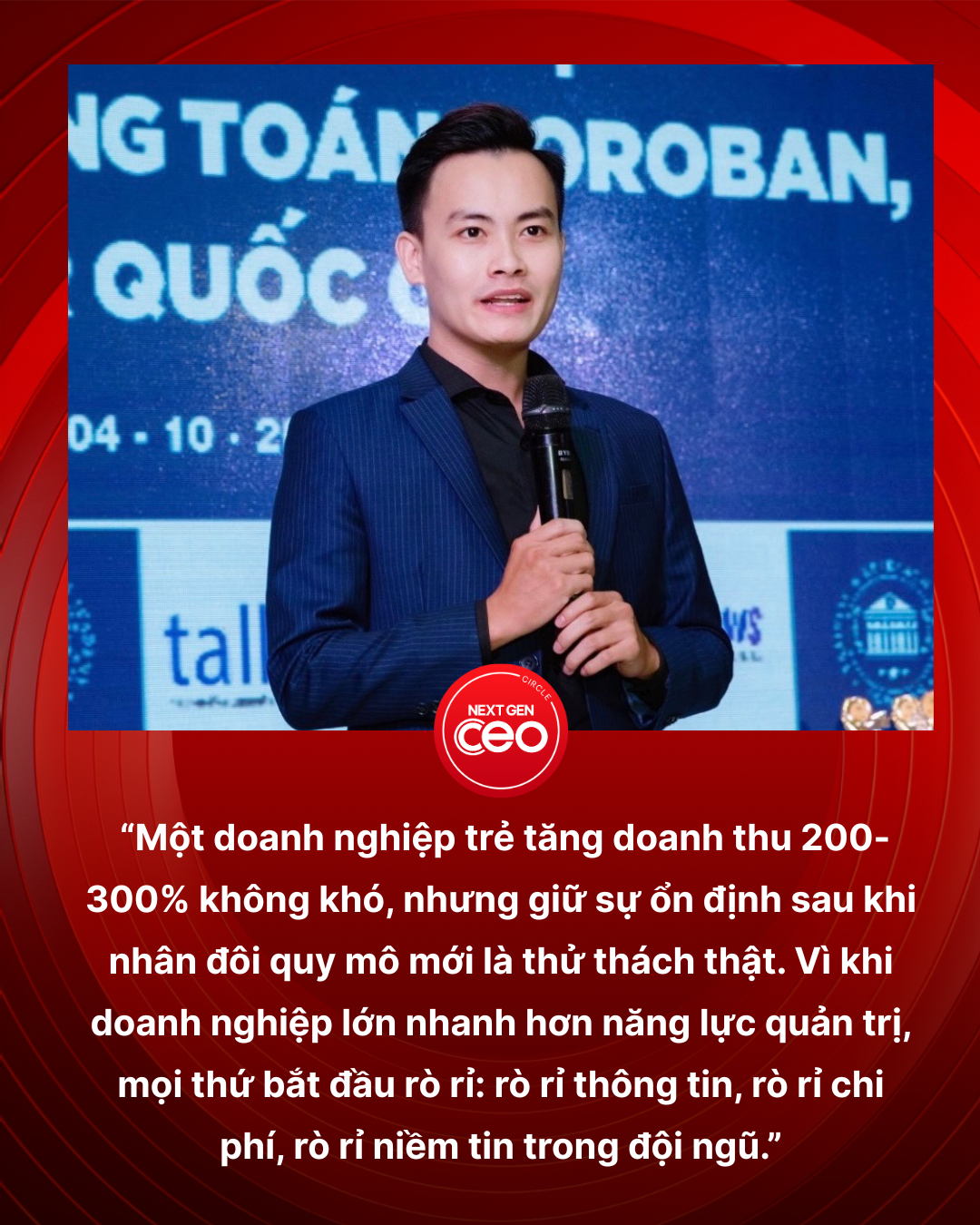 Chủ tịch ERIC Capital Nguyễn Thúc Khoa: Tăng doanh thu 200-300% không khó, nhưng CEO rất dễ đánh mất trục giá trị nếu ra quyết định chỉ để “chứng minh mình”- Ảnh 2. Chủ tịch ERIC Capital Nguyễn Thúc Khoa: Tăng doanh thu 200-300% không khó, nhưng CEO rất dễ đánh mất trục giá trị nếu ra quyết định chỉ để “chứng minh mình”- Ảnh 2.